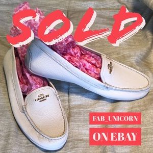 New Coach Mary Lock Up Leather Loafer SOLD